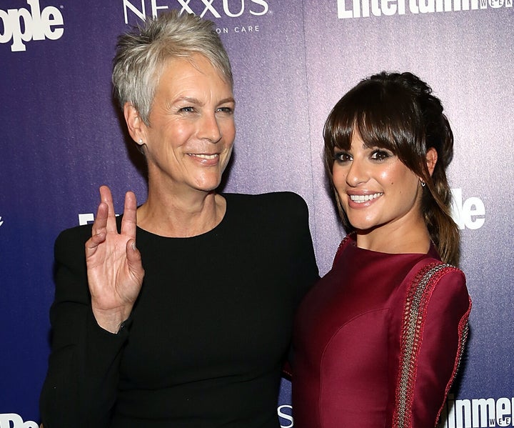 Jamie Lee Curtis (left) and Lea Michele.