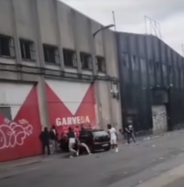 Captura del vídeo difundido en redes sociales del momento del atropello.