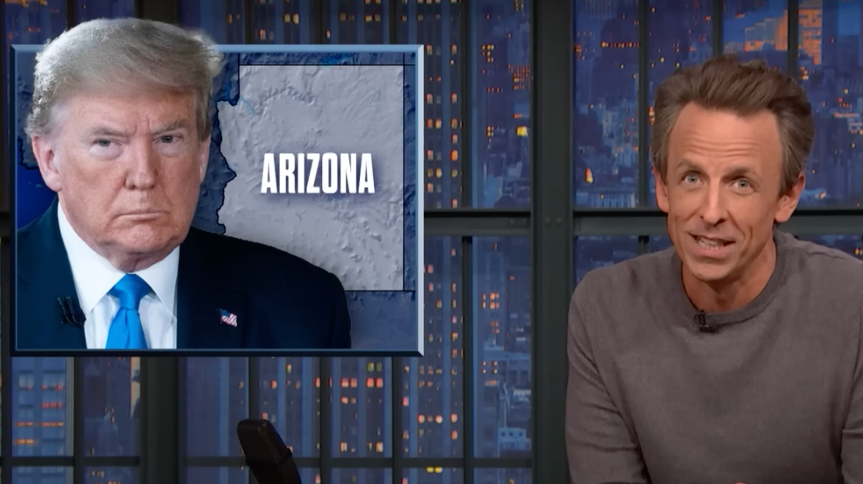 Seth Meyers Mockes Trump for Revenge in Epic Hollywood Comparison