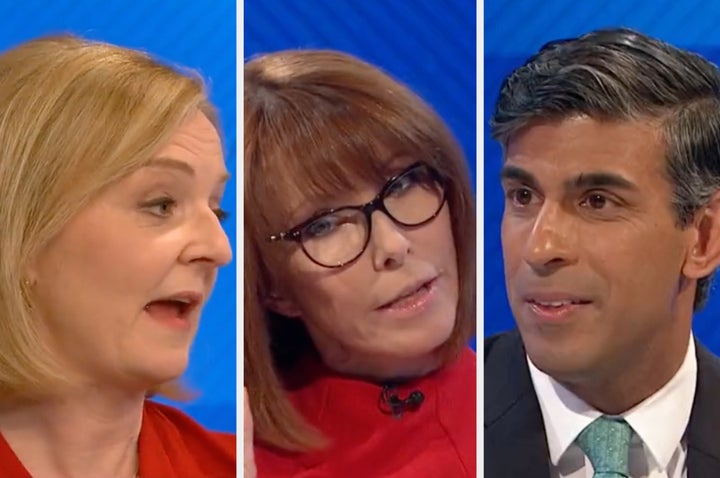 Kay Burley interviewed both Liz Truss and Rishi Sunak on Thursday night