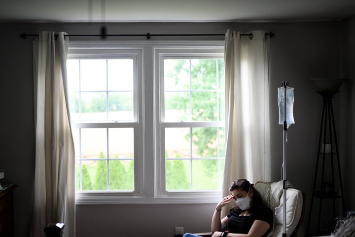 Mallory Stanislawczyk, una enfermera estadounidense que sufre covid persistente.