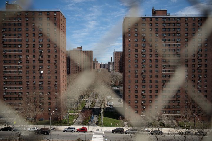 The Henry Rutgers Houses, a public housing development built and maintained by the New York City Housing Authority (NYCHA), stand in in the Lower East Side of Manhattan.