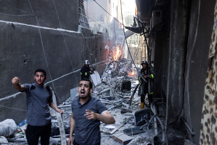 Ataque en Gaza a un residencial por parte del Ejército israelí.