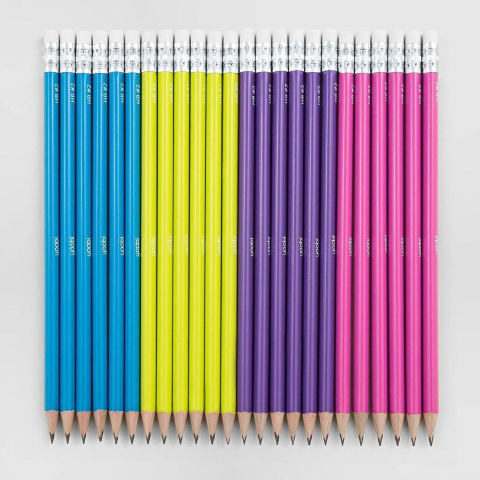 Yoobi Double-Ended Colored Pencils, 12-Pack