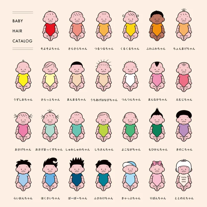 もひかんちゃんから ほくさいちゃんまで 可愛すぎる 赤ちゃんヘアカタログ に反響続出 ハフポスト Life