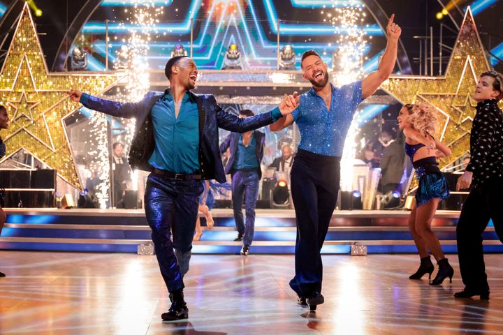 John and Johannes dancing during last year's Strictly final