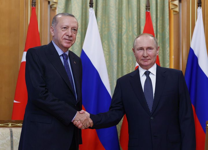 5 Αυγούστου 2022 Ο Ερντογάν με τον Πούτιν στο Σότσι