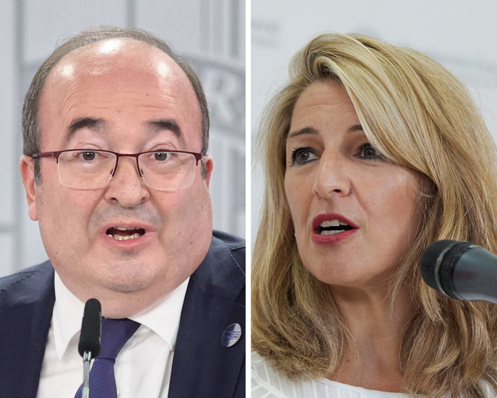 Miquel Iceta y Yolanda Díaz.