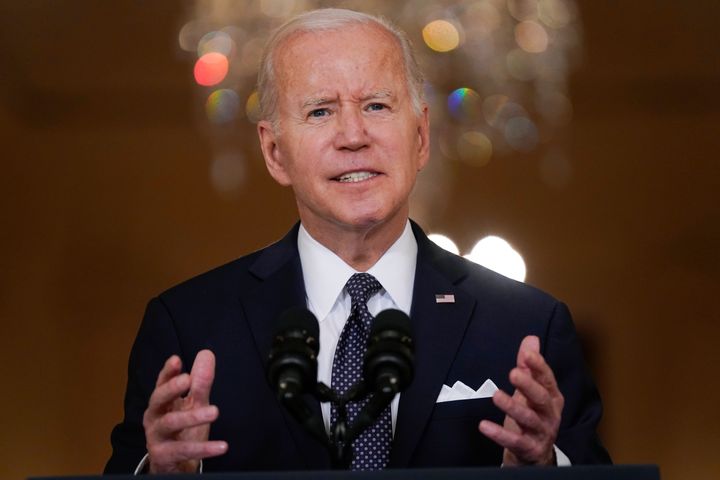 President Joe Biden speaks about the latest round of mass shootings, from the East Room of the White House in Washington, June 2, 2022. (AP Photo/Evan Vucci, File)