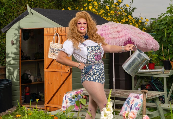  Tom Leonard, aka "the one and only Drag Queen Gardener, Daisy Desire". 