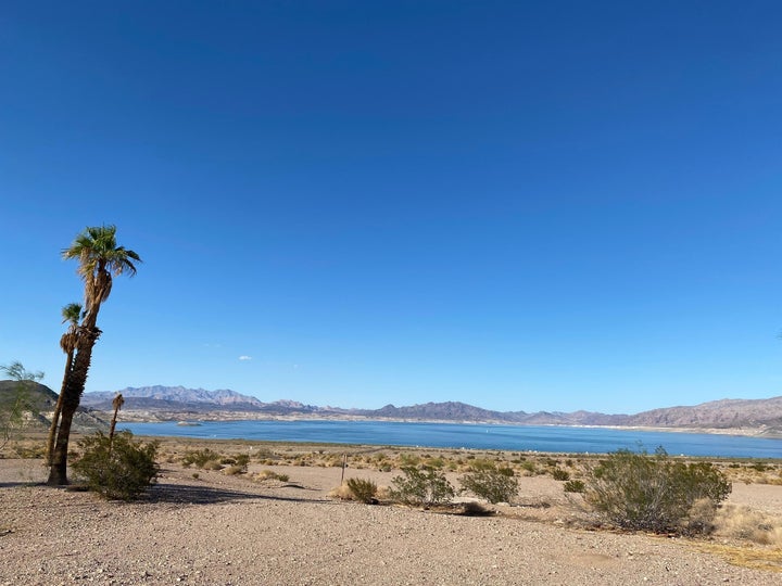 The skeletal remains were found Saturday morning at Swim Beach, the National Park Service said.