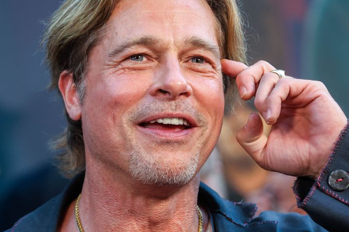 Brad Pitt attends "Bullet Train" Premiere At Le Grand Rex on July 18 in Paris, France. 