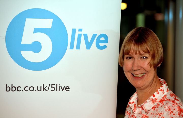 Charlotte Green ahead of her first reading of the classified football results on Radio 5 Live and the BBC World Service at BBC Broadcasting House in central London. (Photo by John Stillwell/PA Images via Getty Images)
