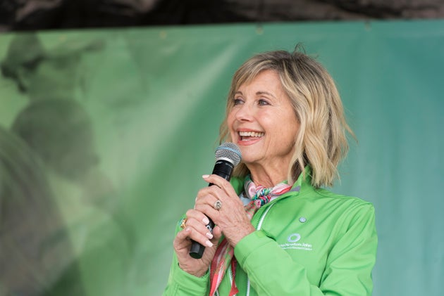 Olivia Newton-John pictured in 2018