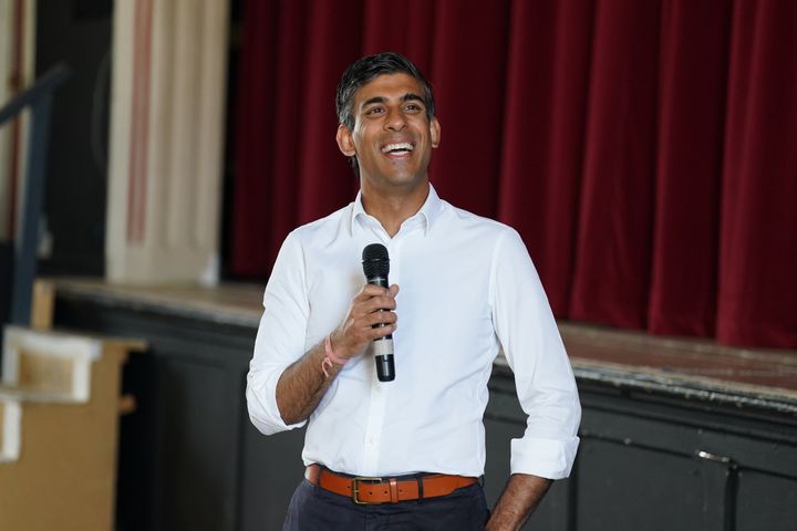 Rishi Sunak at an event in Ribble Valley, as part of the campaign to be leader of the Conservative Party and the next prime minister.