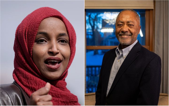 Rep. Ilhan Omar (D-Minn.) is fighting off a primary challenge from Don Samuels in Minnesota's 5th Congressional District.