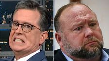 Stephen Colbert Taunts Alex Jones With An Epic 'Dick Pic' Fact-Check