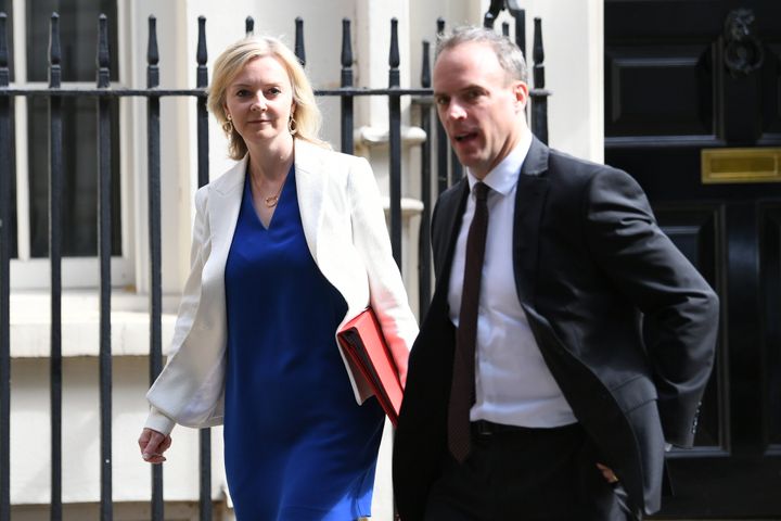 Dominic Raab has hit out at fellow cabinet member Liz Truss.