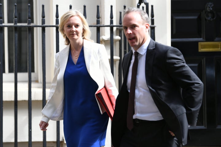 Dominic Raab has hit out at fellow cabinet member Liz Truss.