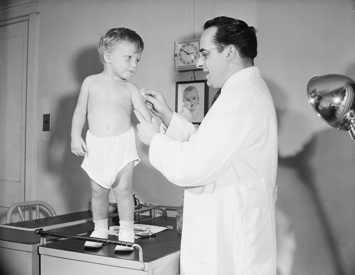 Εμβολιασμός για πολιομυελίτιδα την δεκαετία του 1960 στις ΗΠΑ