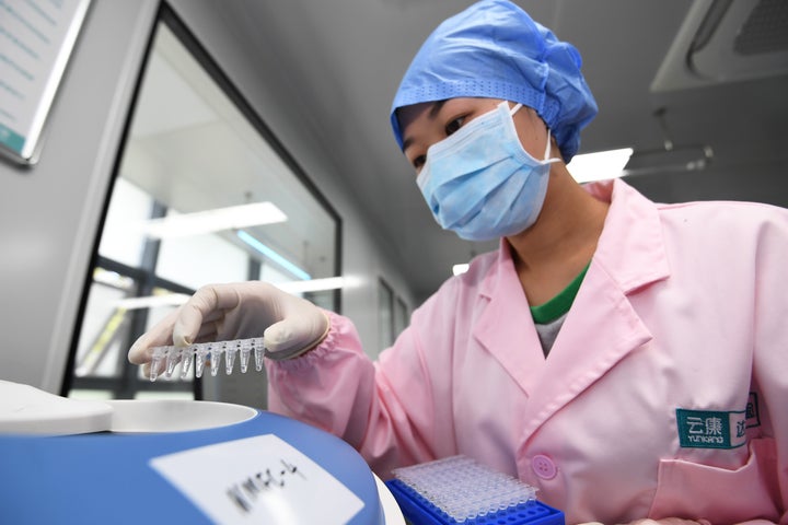 Laboratorio en China.