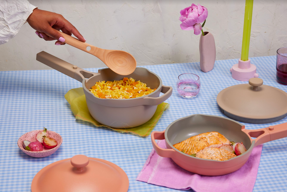 Anyday Microwave Cookware The Complete Set, Blue or Green on Food52