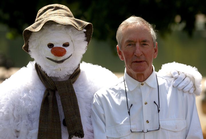 Raymond Briggs (right) pictured in 2008
