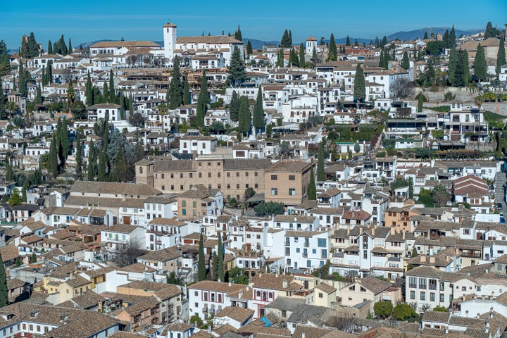 Vista panorámica de la ciudad de Granada.