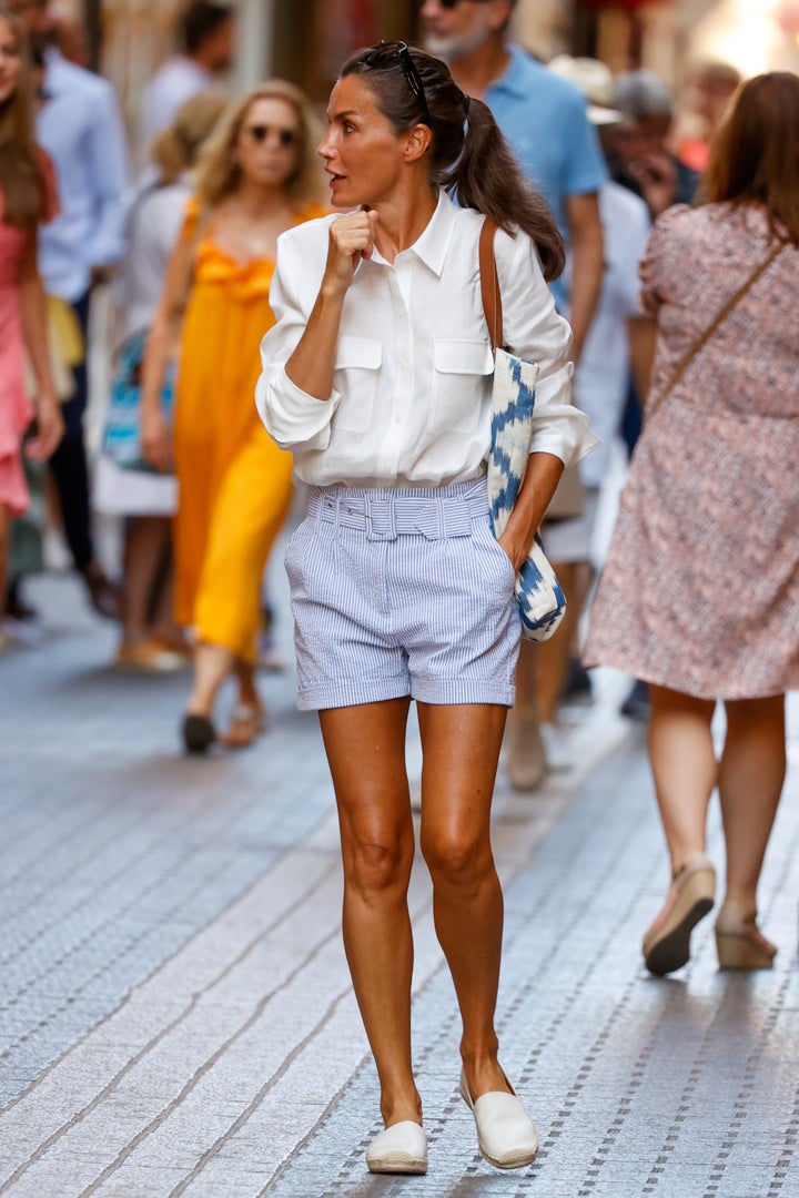 La reina Letizia, en Palma el 10 de agosto de 2022.