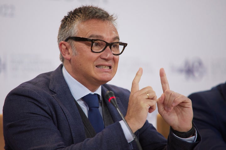 Manuel Gavira durante una rueda de prensa.
