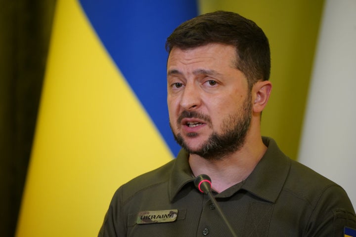 <strong>Ukrainian president Volodymyr Zelenskyy.</strong>