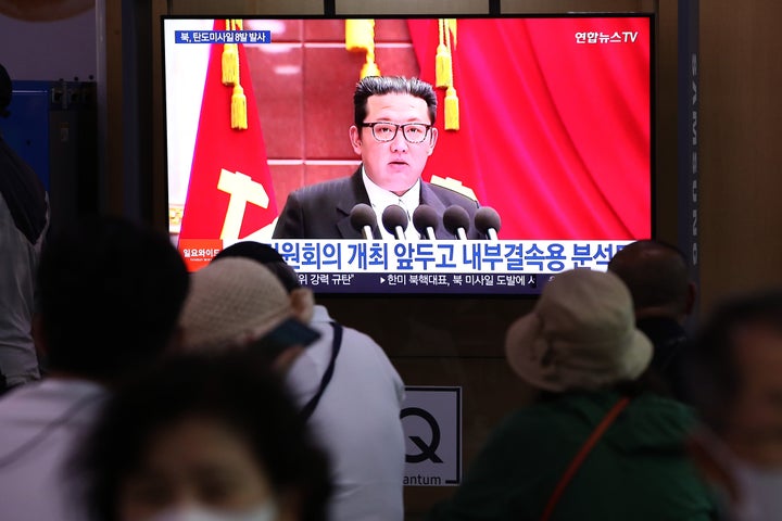 Imagen de archivo de un discurso del dictador norcoreano Kim Jong Un.