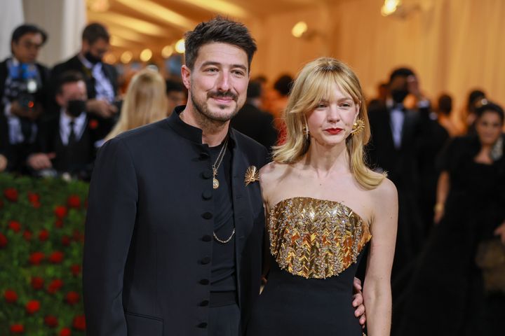 Marcus and his wife Carey Mulligan at this year's Met Gala