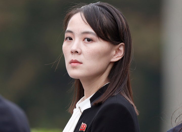 Kim Yo Jong, sister of North Korea's leader Kim Jong Un, attends a wreath-laying ceremony at Ho Chi Minh Mausoleum in Hanoi, Vietnam, March 2, 2019.