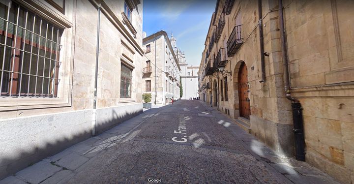 Un rincón de la ciudad de Salamanca.
