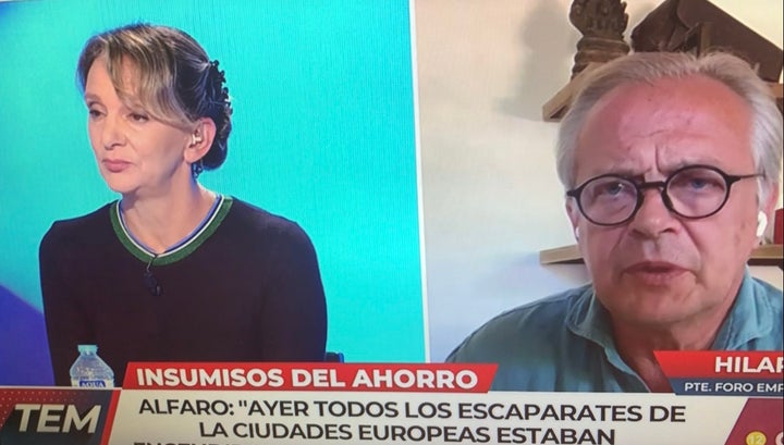 Bescansa y Alfaro, en 'Todo es Mentira'.