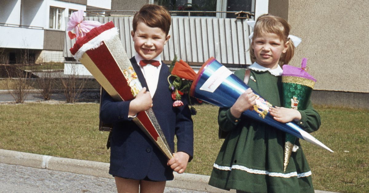 German Kids Go To School With Giant Cones. Here's Why.