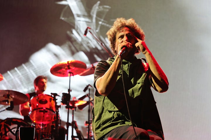 Zack de la Rocha de Rage Against the Machine.