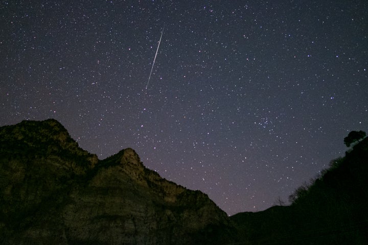 Lluvia de estrellas.