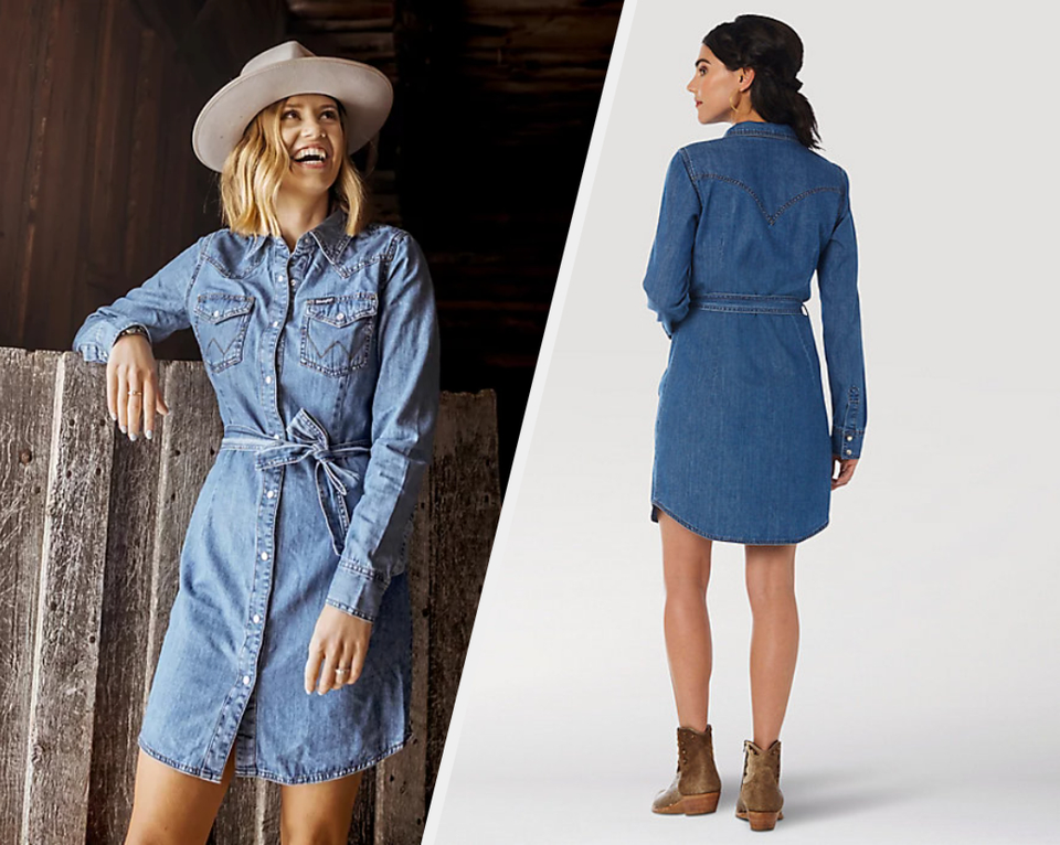 Just 15 denim dresses to take you from summer to fall 7 Just 15 denim dresses to take you from summer to fall