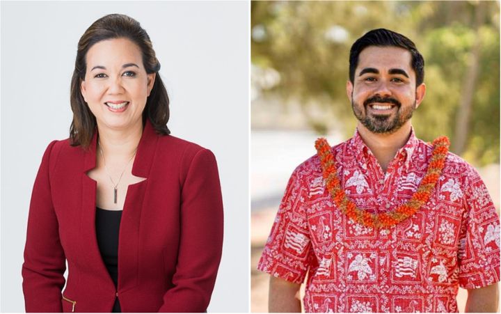 Former state Sen. Jill Tokuda (left) is supported by the Congressional Progressive Caucus. State Rep. Patrick Pihana Branco is backed by a cryptocurrency investor super PAC.
