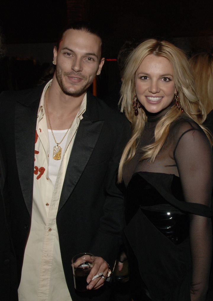 Kevin Federline and Britney Spears pictured during their marriage in 2006
