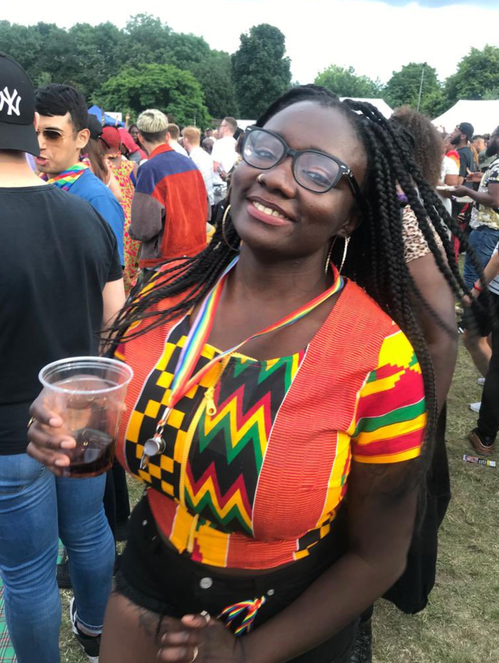 Rachel Ayeh-Datey at Black pride