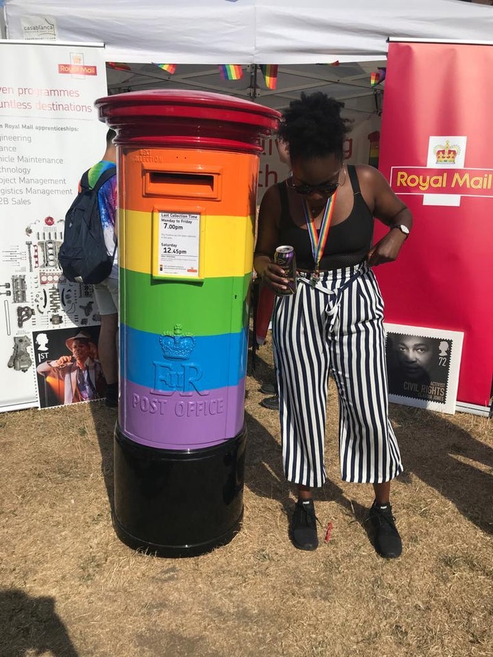 Rore Erica Okoh at Black Pride