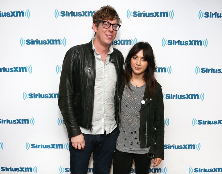 Carney and Branch visit SiriusXM Studio on Oct. 6, 2016 in New York City.