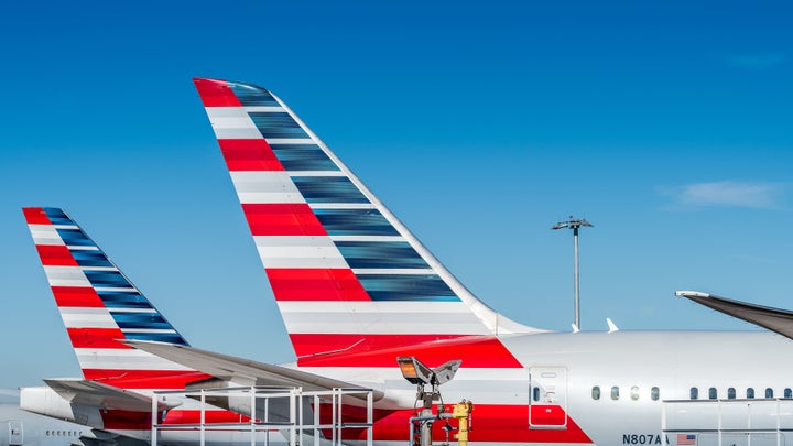 Aviones de American Airlines, en Miami.