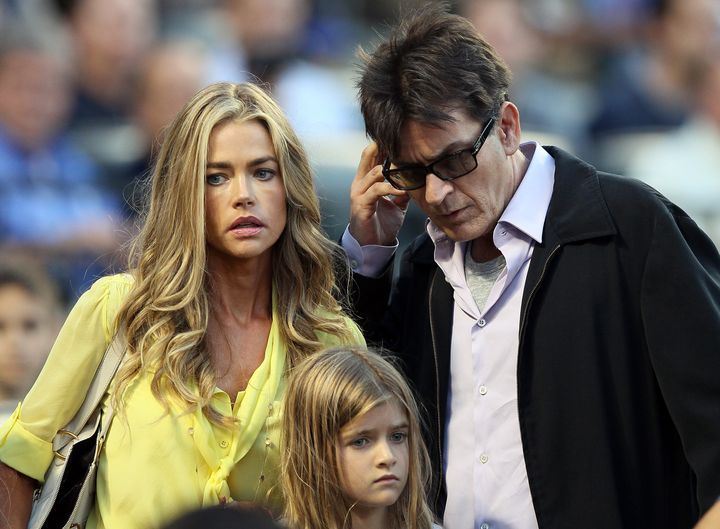 Richards and Sheen have co-parented their children since their split.