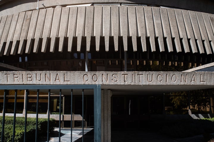 Entrada del Tribunal Constitucional.