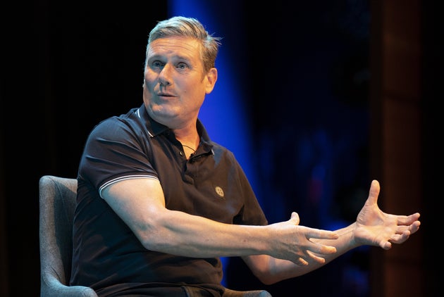 Labour leader Keir Starmer is interviewed by Iain Dale as part of the Edinburgh Festival Fringe.