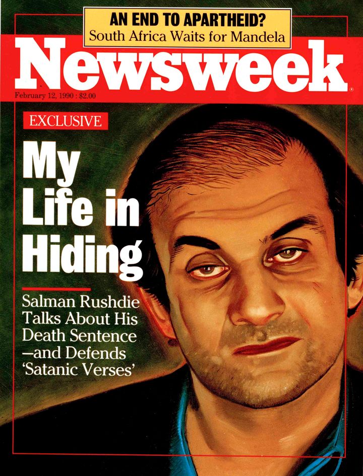 Ο συγγραφέας στο εξώφυλλο του περιοδικού Newsweek, 12 Φεβρουαρίου 1990 (AP Photo)